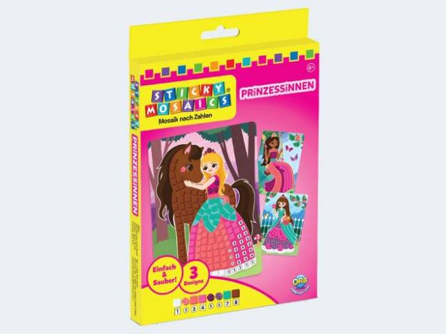 Bild von Sticky Mosaic Travel Pack Prinzessinnen 3 Motive - 620600