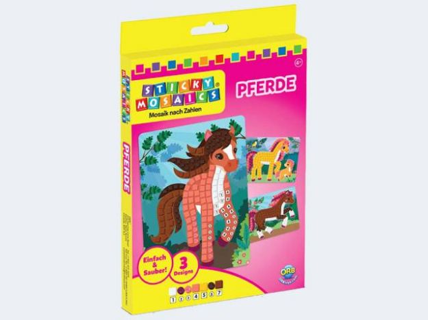 Bild von Sticky Mosaic Travel Pack Pferde 3 Motive - 620602