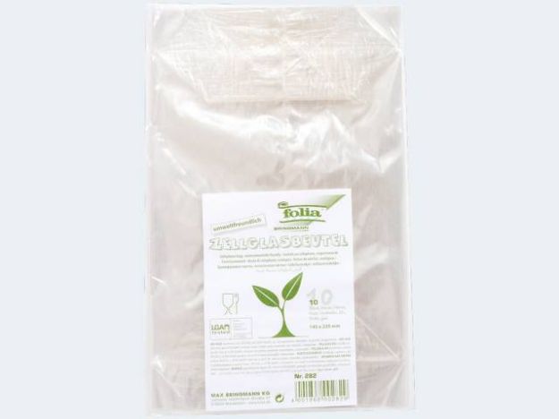 Bild von Zellglas Bodenbeutel 10St 145x235mm - 282