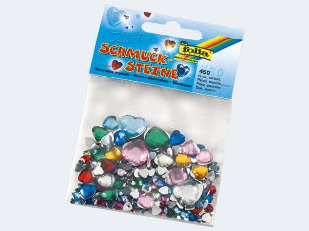 Bild von Schmucksteine 450St  Herzen - 1241