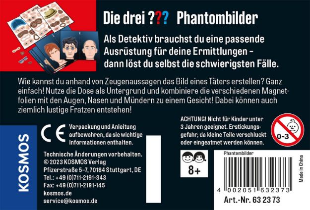 Bild von Kosmos Die drei ??? Phantombilder - 632373