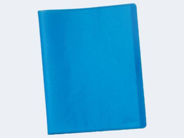 Bild von Sichtbuch A4 mit 20 Hüllen PP Frost blau - 69103