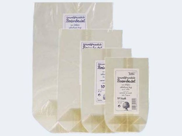 Bild von Zellglas Bodenbeutel 100St 95x160mm - 280/00