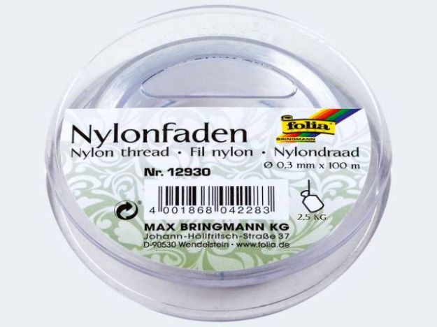 Bild von Nylonfaden 0,30mm/100m auf Spule - 12930