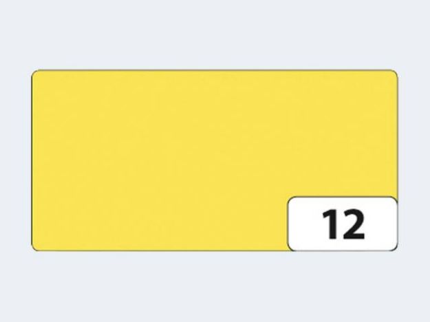 Bild von Fotokarton 50x70 10Bl 300g zitronengelb - 6112