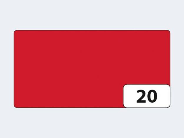 Bild von Fotokarton 50x70 10Bl 300g hochrot - 6120