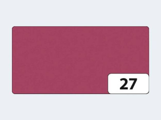 Bild von Fotokarton 50x70 10Bl 300g weinrot - 6127