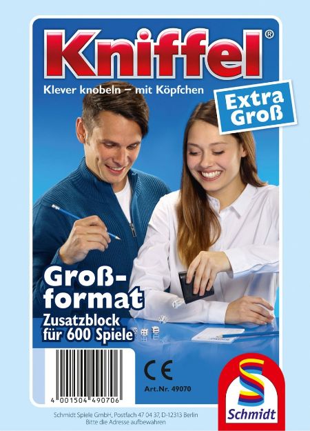 Bild von Schmidt Spiele Kniffelblock groß 100 Blatt - 49070