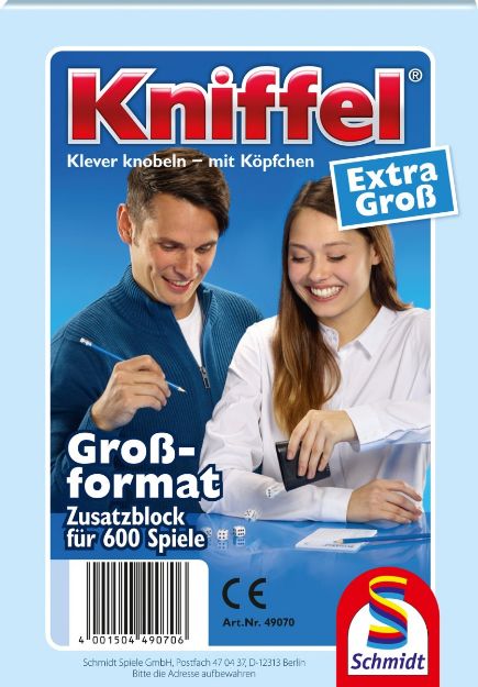 Bild von Schmidt Spiele Kniffelblock groß 100 Blatt - 49070