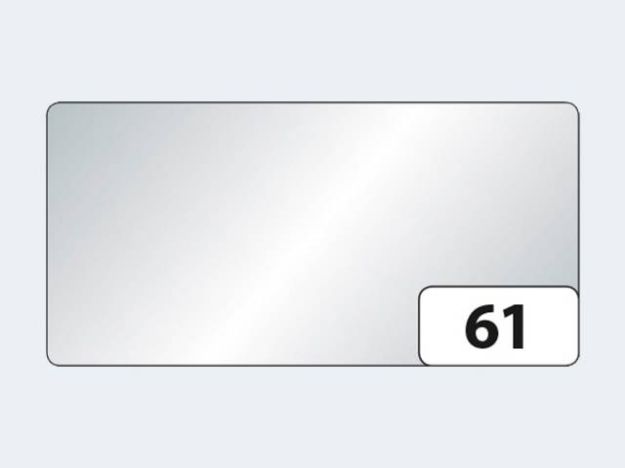 Bild von Fotokarton 50x70 10Bl 300g silber glänzend - 6161