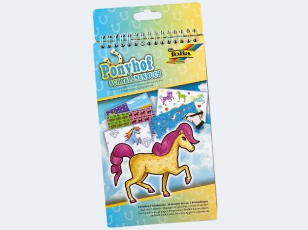 Bild von Schablonenbuch Ponyhof - 41101