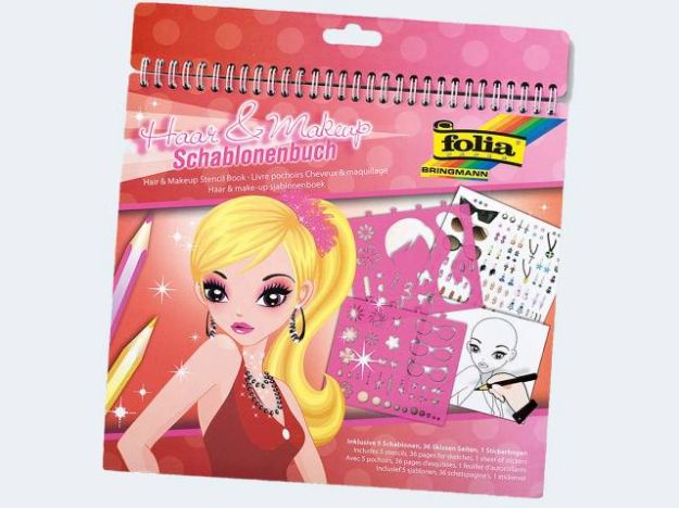 Bild von Schablonenbuch Haar und Makeup - 41206