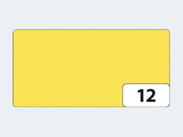 Bild von Tonpapier 50x70 10Bl 130g zitronengelb - 6712