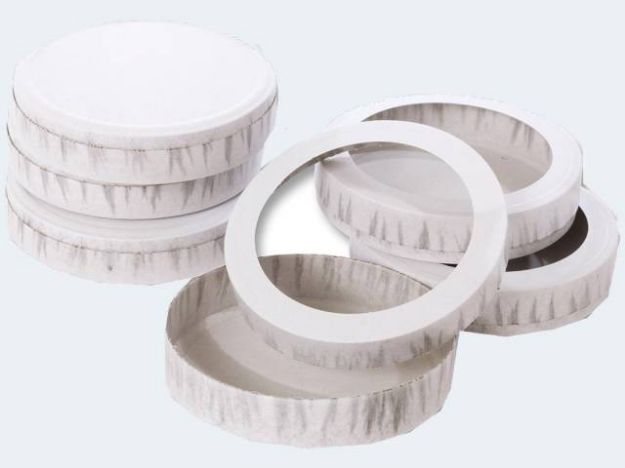 Bild von 10 Käseschachteln klein 11cm weiss - 985