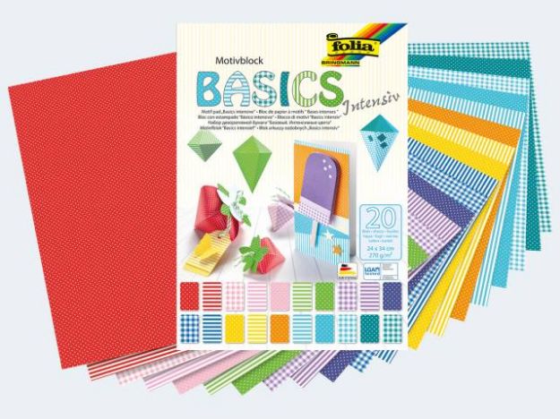 Bild von Motivblock 20Bl 24x34cm Basic Intensiv - 48249