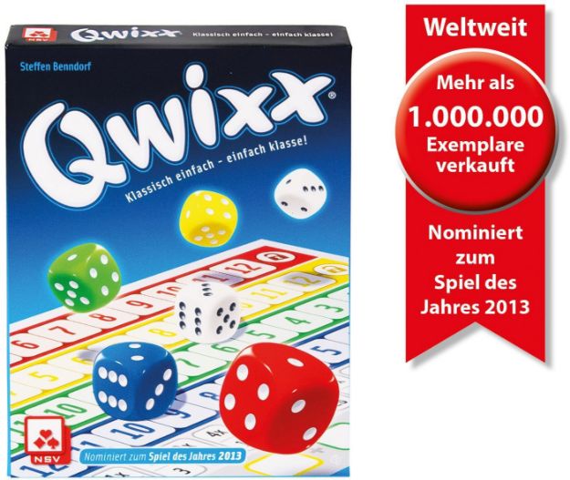 Bild von NSV Qwixx, nominiert zum Spiel des Jahres 2013 - 4015