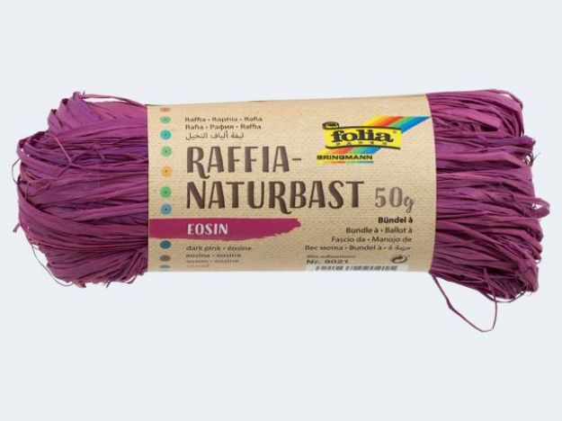Bild von Naturbast Raffia 50g eosin - 9021