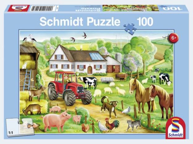 Bild von Puzzle 100T Bauernhof - 56003