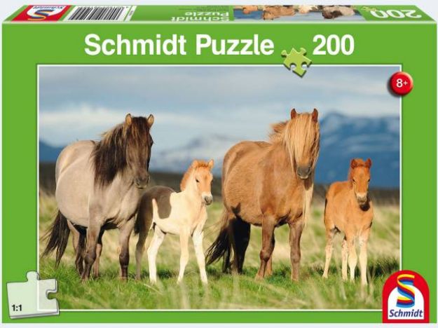 Bild von Puzzle 200T Pferdefamilie - 56199