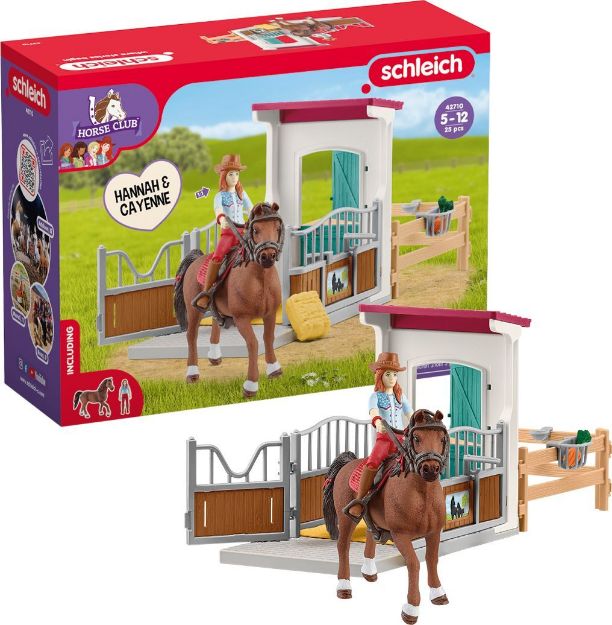 Bild von Schleich HC Pferdebox mit Hannah & Cayenne