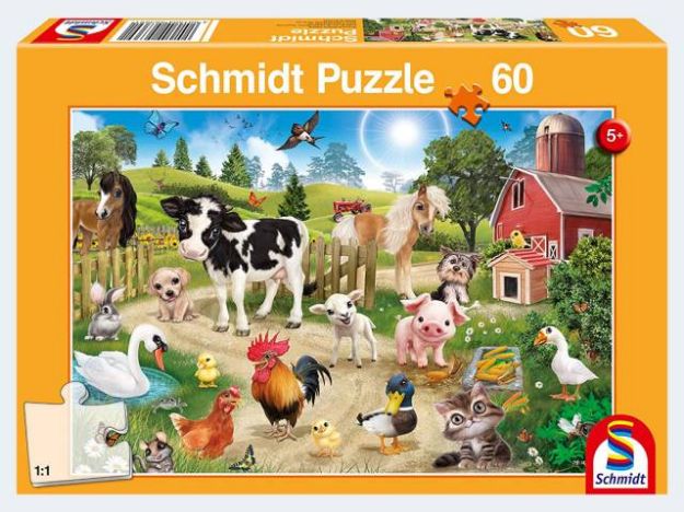 Bild von Puzzle 60T Bauernhoftiere animal Club - 56369