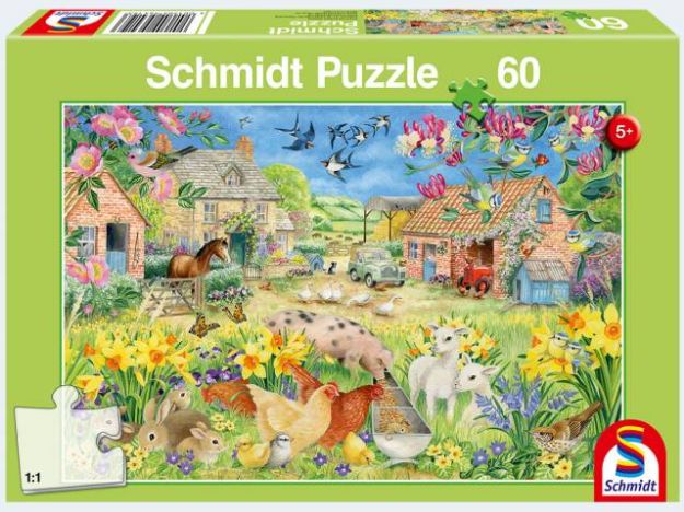 Bild von Puzzle 60T Mein kleiner Bauernhof - 56419