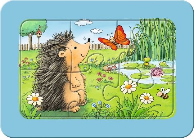 Bild von Rahmenpuzzle 3x6 Kleine Gartentiere - 05138