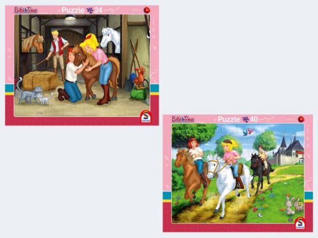 Bild von Rahmenuzzle 2er- Set 24/40T Bibi + Tina - 56795