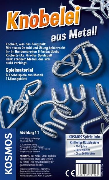 Bild von Kosmos Knobelei aus Metall Mitbringspiel - 711221
