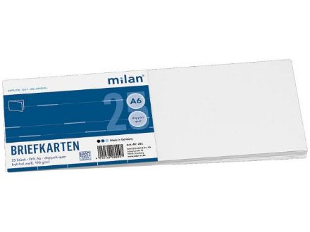 Zeige Details für Milan Briefkarten 25 Stück A6 Doppelkarte quer - 282 Milan Bild von Milan Briefkarten 25 Stück A6 Doppelkarte quer - 282 Milan