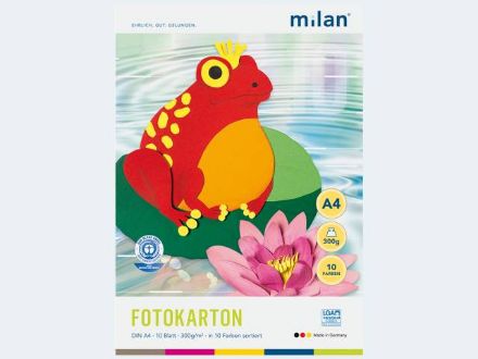 Zeige Details für Milan Fotokartonblock A4 10Bl 300g - verschiedene Farben - 734 Bild von Milan Fotokartonblock A4 10Bl 300g - verschiedene Farben - 734