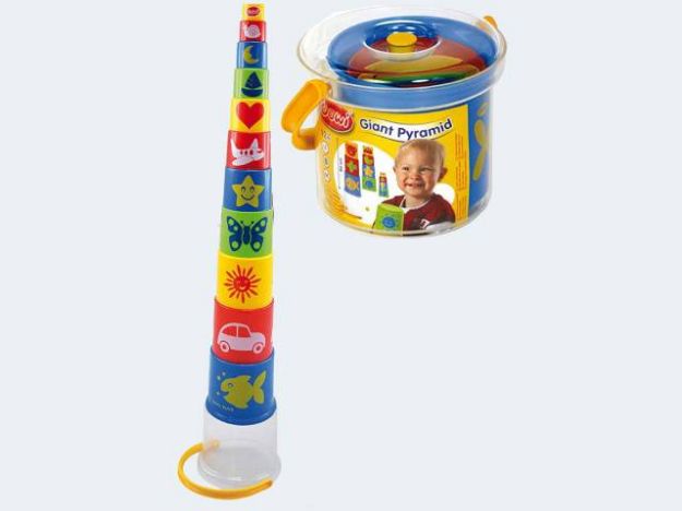 Bild von Gowi Riesen Pyramide im Eimer 11 Teile - 453-11