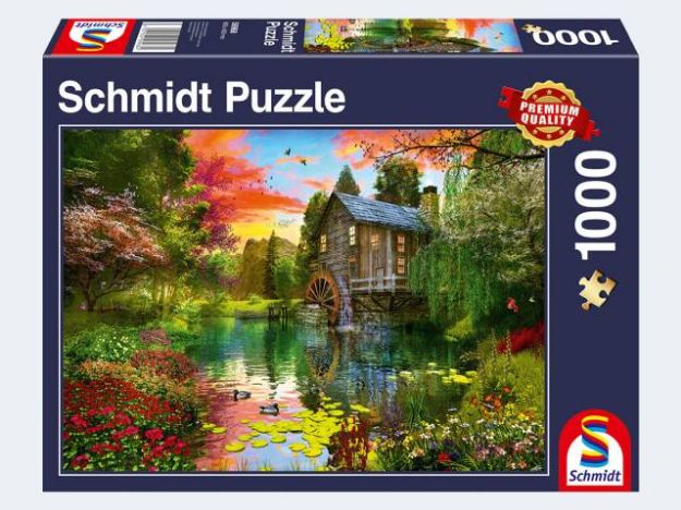 Bild von Puzzle 1000T Die Wassermühle - 58968