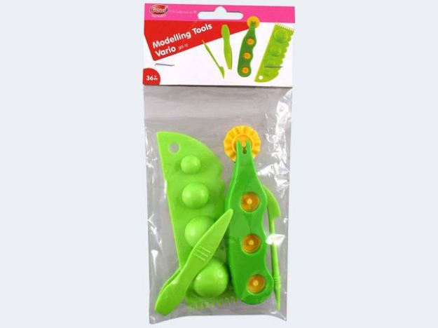 Bild von Gowi Knetwerkzeug Set Vario 7 Teile - 185-12