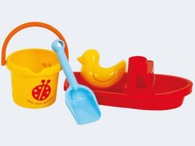 Bild von Gowi Sandgarnitur mit Boot 4-tlg - 558-32