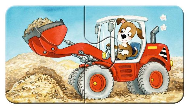 Bild von My first Puzzle Tierische Baustelle 9x2 Teile - 03074
