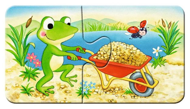 Bild von My first Puzzle Tierische Baustelle 9x2 Teile - 03074