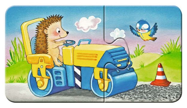 Bild von My first Puzzle Tierische Baustelle 9x2 Teile - 03074
