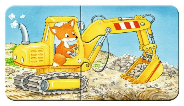 Bild von My first Puzzle Tierische Baustelle 9x2 Teile - 03074