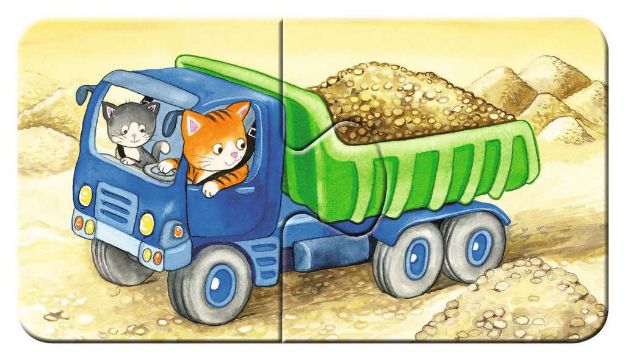 Bild von My first Puzzle Tierische Baustelle 9x2 Teile - 03074