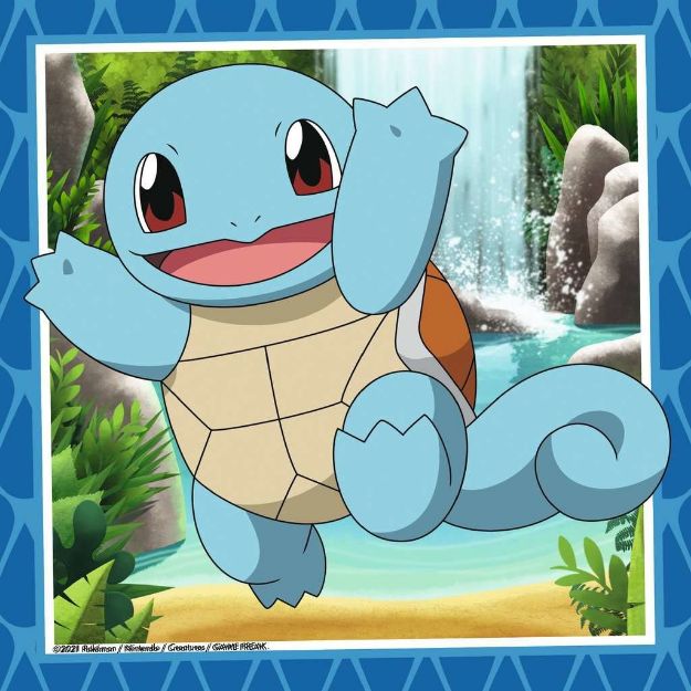Bild von Puzzle 3x49T Pokemon Glumanda Bisasam Schiggy 5+ - 5586