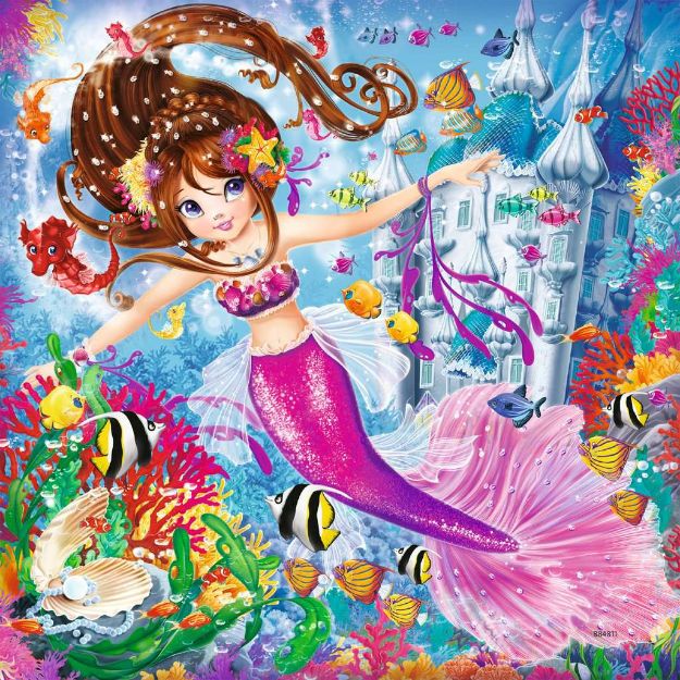 Bild von Puzzle 3x49T Bezaubernde Meerjungfrauen - 08063