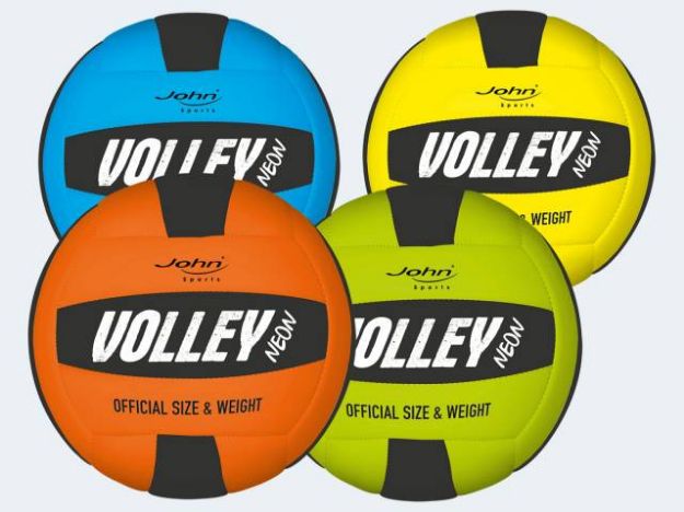 Bild von John Volleyball 20cm Neon Soft Grip - Ein Stück wird nach dem Zufallsprinzip zugesendet!- 52809