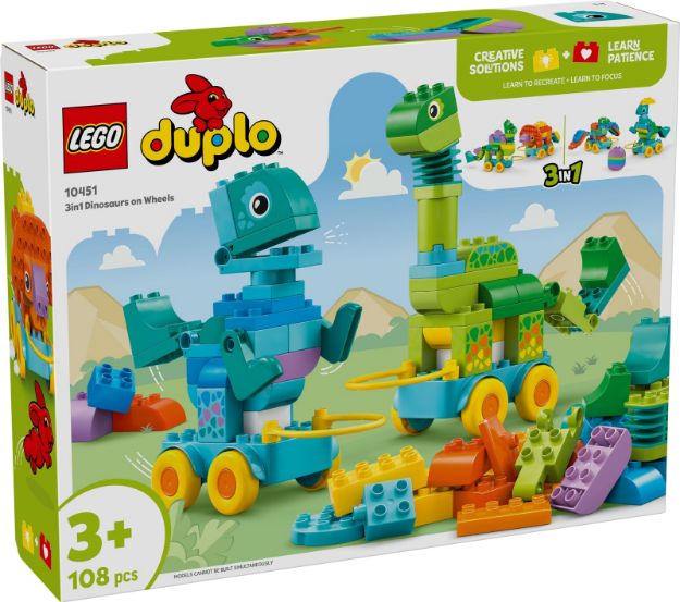 Bild von LEGO® DUPLO® - 10451 Dinos auf Rädern 3-in-1-Set
