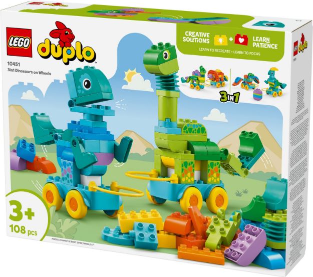 Bild von LEGO® DUPLO® - 10451 Dinos auf Rädern 3-in-1-Set