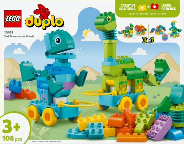 Bild von LEGO® DUPLO® - 10451 Dinos auf Rädern 3-in-1-Set