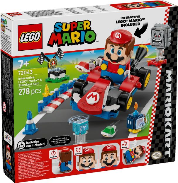 Bild von LEGO® Super Mario - 72043 Mario Kart™ – Interaktiver  Mario™ & Standard-Kart