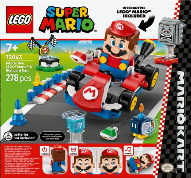 Bild von LEGO® Super Mario - 72043 Mario Kart™ – Interaktiver  Mario™ & Standard-Kart