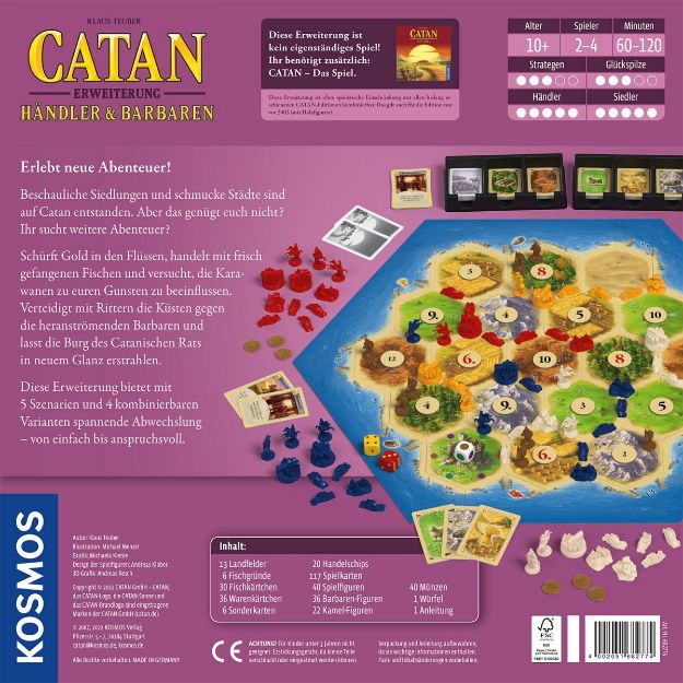 Bild von Catan - Händler & Barbaren 2 - 4 Spieler 2022 - 682774