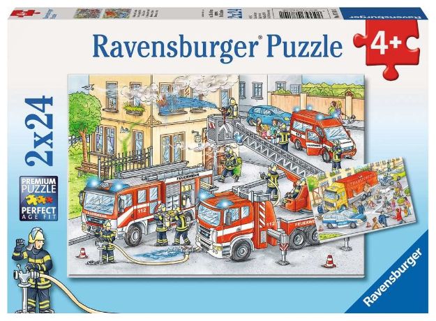 Bild von Puzzle 2x24T Helden im Einsatz - 07814
